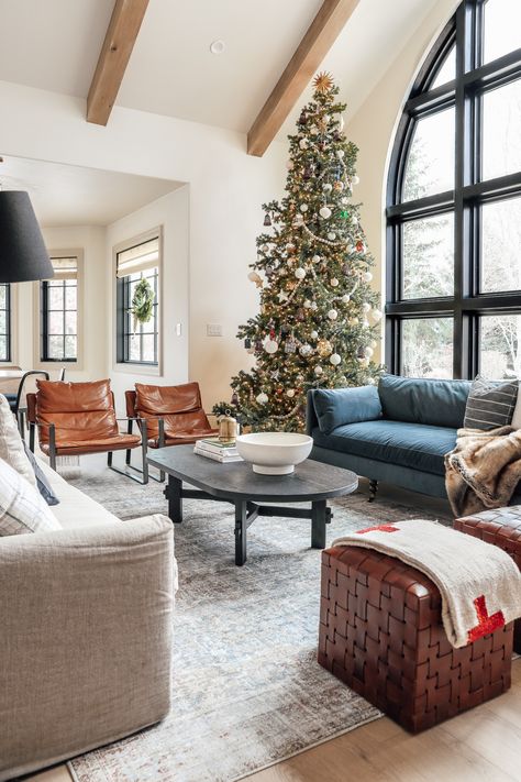 Christmas Trees are going Fast. Here are our Favorite ones! Modern Cottage Homes, Charlie Brown Tree, Buy Christmas Tree, Chris Loves Julia, Shoppe Amber Interiors, Tabletop Christmas Tree, Flocked Christmas Trees, Christmas Living Rooms, Modern Cottage