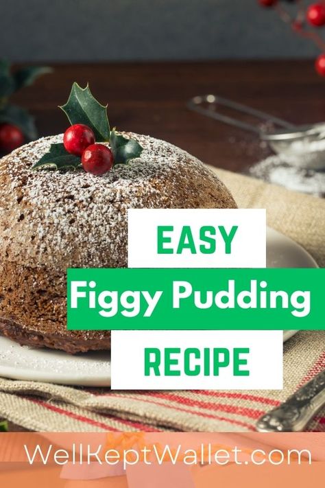 Figgy Pudding is super yum and easy to make. Check out this recipe. Figgy Pudding Recipe Traditional, Figgy Pudding Recipe, Fig Juice, Figgy Pudding, Recipes To Cook, Making Whipped Cream, Christmas Gathering, Pudding Recipe, Delicious Meals