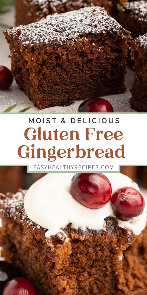 Gluten Free Gingerbread Cake, Gluten Free Cake Recipe, Gluten Free Gingerbread, Gluten Free Holiday, Gluten Free Christmas, No Gluten, Gluten Free Bakery, Gluten Free Sweet, Gingerbread Cake