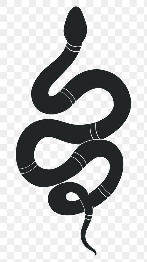 Black Snake Illustration, Spiritual Illustration, Aesthetic Snake, Snake Png, Snake Illustration, Snake Black, Cute Snake, Random Videos, Cover Ideas