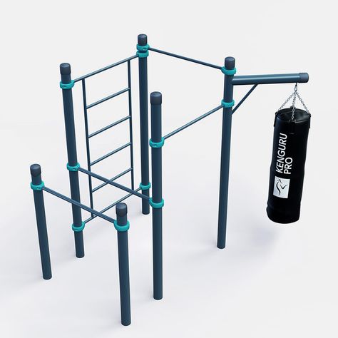 Backyard Gym Diy, Outdoor Pull Up Bar, Calisthenics Gym, Calisthenics Equipment, Garden Gym, Home Made Gym, Workout Calisthenics, Outdoor Gym Equipment, Backyard Gym