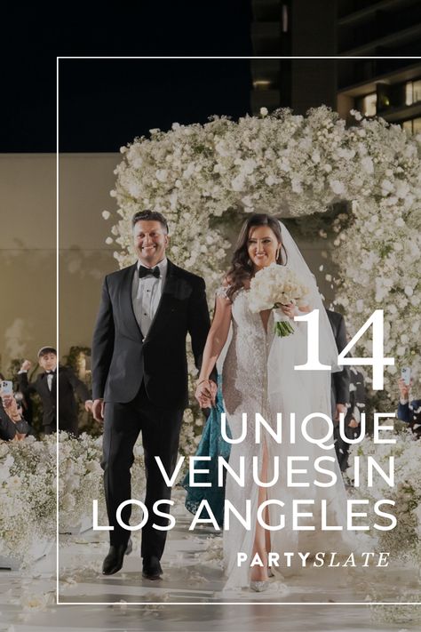 On PartySlate.com, we’ve put together a list of 14 unique Los Angeles wedding venues that can fit any taste, style, or theme. Check it out here, along with venue recommendations from expert Los Angles event planners. Los Angeles Wedding Venues, Vegas Wedding Venue, Romantic Wedding Venue, Wedding Venue Los Angeles, Elegant Wedding Venues, Dream Wedding Venues, Los Angles, Charming Garden, Los Angeles Wedding