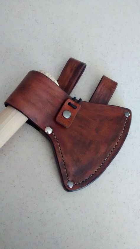 Tomahawk Sheath, Machado Viking, Possibles Bag, Skinning Knife, Kydex, Hatches, Knife Making, Axes, Leather Working