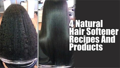 Did you straighten your hair this winter? Here are 4 recipes you can use for longer lasting straight hair Natural Hair Softener, Hair Softener, Straightening Natural Hair, Straight Hair Cuts, Hair Regimen, Soften Hair, Beautiful Natural Hair, Natural Hair Beauty, Black Hair Care