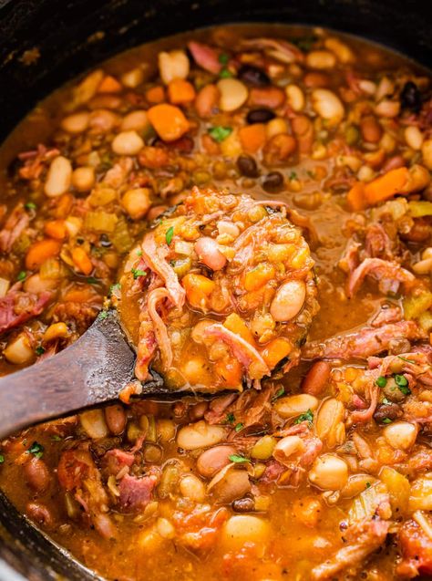 Traditional 15 Bean Soup Recipe with Ham (Easy) Ham And Bean Soups, 15 Bean Soup With Ham Hocks, Ham And 15 Bean Soup Recipes, 13 Bean Soup Recipe With Ham, Ham And Bean Soup Stovetop, 15 Bean Recipes, 15 Bean Soup Recipes, Ham Hock And Bean Soup, Cajun 15 Bean Soup Recipe