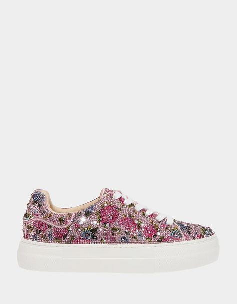 All Shoes | Sneakers, Sandals, Heels, Booties, Flats, Wedges, Western & More – Betsey Johnson Sparkly Sneakers, Rhinestone Sneakers, Floral Sneakers, Satchel Backpack, Best Dress, Rhinestone Shoes, Lace Up Sneakers, Lacing Sneakers, Flat Boots