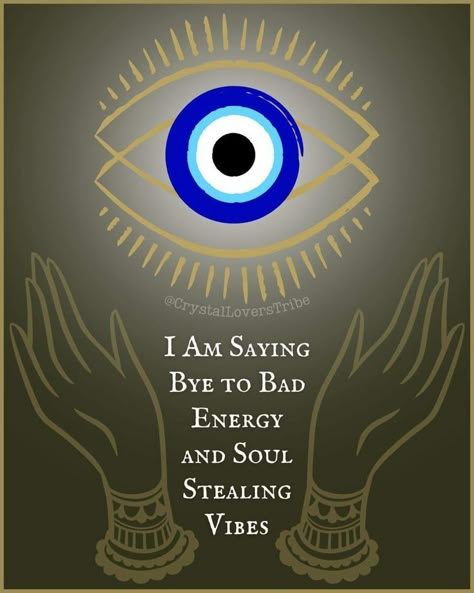 Evil Eye Quotes, Manifestation Crystals, Chakra Healing Meditation, Eye Quotes, Evil Eye Art, Bad Intentions, Spirit Science, Spiritual Love, Healing Spirituality