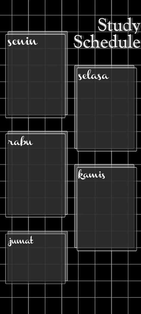 Template Mata Pelajaran Aesthetic, Schedule Templates Aesthetic Black, Wallpaper Jadwal Pelajaran, Papan Jadwal Aesthetic, Schedule Design Aesthetic, Roster Pelajaran, Background Jadwal, Jadwal Aesthetic, Template Jadwal Pelajaran Aesthetic