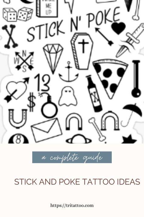 simple stick and poke tattoo ideas Stick And Poke Tattoo Ideas Simple Meaningful, Simple Stick And Poke, Simple Stick And Poke Tattoo, Poke Tattoo Ideas, Stick And Poke Tattoo Ideas, Doodle Stitching, Tattoo Ideas Simple, Stick Poke, Stick And Poke Tattoo