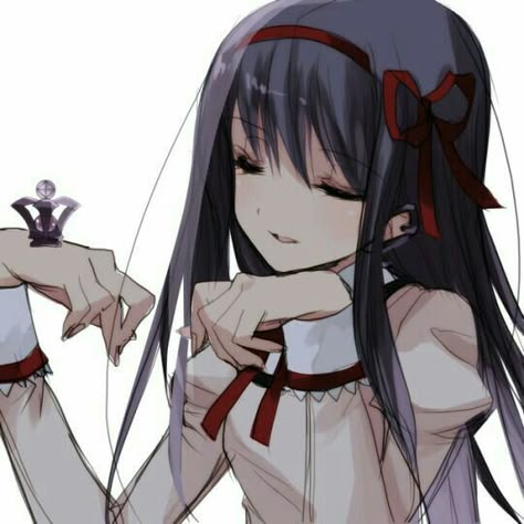 Akemi Homura [Puella Magi Madoka Magica] Homura Icon, Holy Quintet, Madoka Magica Homura, Akemi Homura, Mahō Shōjo Madoka Magica, Homura Akemi, Sayaka Miki, Mahō Shōjo, Puella Magi