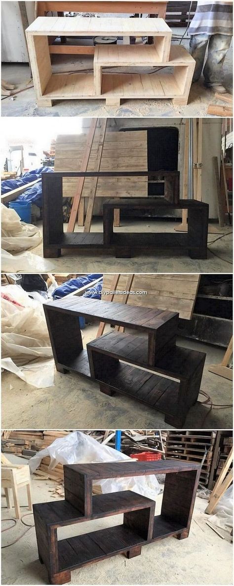 Best Compost Bin, Tv Stand Plans, Wood Pallet Ideas, Pallet Tv, Pallet Tv Stand, Diy Wood Pallet, Pallet Tv Stands, Basement Redo, Tv Stand Designs