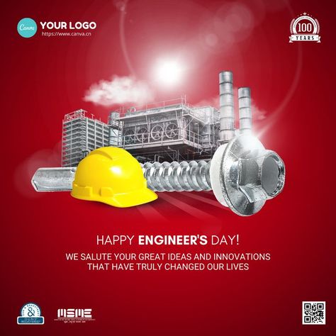 Happy Engineer’s Day to all the Engineers. We salute your great ideas and innovations that have truly changed our lives. #engineersday #engineering #creative #idea #screw Engineers Day Creative Ads, Folder Cover Design, Happy Engineer's Day, Engineers Day, Folder Cover, Youtube Banner Backgrounds, Engineering Tools, Ads Design, Flyer Ideas