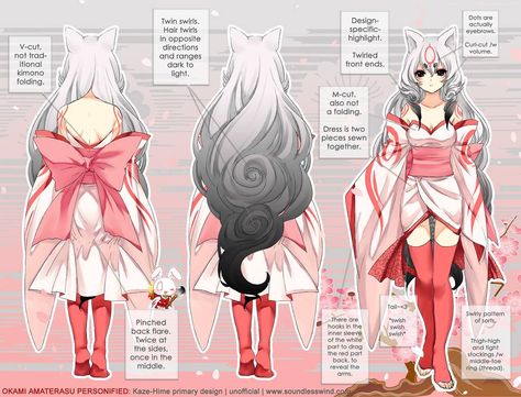 Gijinka Ammy Design by Kaze-Hime on DeviantArt Kitsune Hero Costume, Pokemon Gijinka Eeveelution, Flareon Gijinka, Okami Amaterasu Human, Mami Tomoe Character Sheet, Gijinka Pokemon, Japanese Mythology, Fox Girl, Design Girl