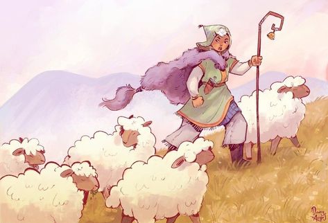 Winners of the “Traveling Shepherd” Challenge Games Illustration, Character Design Challenge, Design Challenge, The Shepherd, Drawing Practice, New Theme, Character Design References, Design Reference, Design Challenges