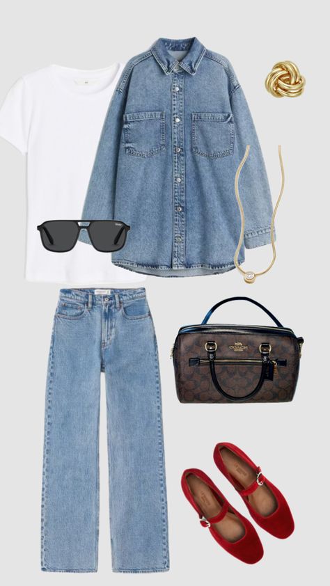 Lunch Casual Outfit, Plus Size Staple Wardrobe Pieces, Graphic Shirt Outfit, Work Fall Outfits Women, Relaxed Jeans Outfit, Check Shirt Outfit Women, Trendy Work Outfits For Women, Everyday Fashion Outfits, All Jeans