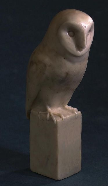 Barn owl  by Sculpture UK, via Flickr Owl Sculpture, Owl Statue, Owl Sculpture Clay, Gesso Art, Ceramic Owl Sculpture, Owl Ceramic Pottery, Abstract Owl Sculpture, Owl Pottery, Raven/crow Sculptures And Pottery