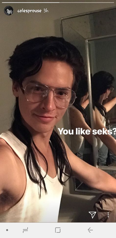 @colesprouse IG story  7-9-18  This is too damn good. Cole Sprouse Meme, Cole Sprouse Cute, Cole Sprouse Snapchat, Cole Sprouse Wallpaper Iphone, Cole Sprouse Shirtless, Cole Sprouse Hot, Cole Sprouse Funny, Lili Reinhart And Cole Sprouse, Cole Spouse