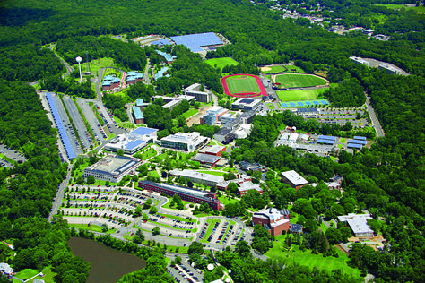 Aerial view of William Paterson University William Paterson University, Aerial View, Places Ive Been, City Photo, Art Gallery, University, House Styles, Art