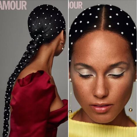 Alicia Keys Hairstyles, Alicia Keys Braids, Natural Hair Ponytail, Hairstyle Ideas Easy, Natural Hair Diy, Guest Hair, Haute Hair, Arabic Sweets, Wedding Guest Hairstyles