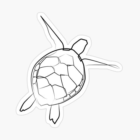 Line Drawing Turtle, Turtle Poster, Turtle Sticker, Single Line Art, Line Art Minimalist, Turtle Sea, Turtle Drawing, One Line Art, One Line Drawing