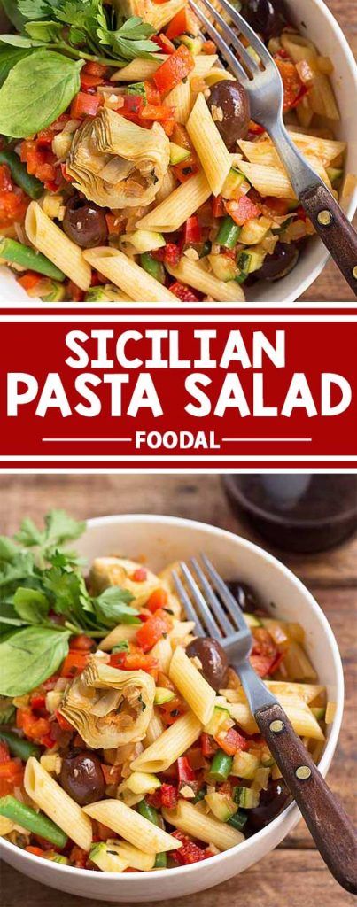 When the weather is warm, we crave cool foods that are refreshing to beat the heat. This Sicilian pasta salad is the answer – it comes together simply, tastes incredible with the flavors of southern Italy, and can be easily doubled or tripled for sharing with friends at a potluck party. Get the recipe from Foodal now! https://foodal.com/recipes/pasta/sicilian-pasta-salad/ Cool Foods, Pasta Food Recipes, Sicilian Pasta, Lobster Stew, Potluck Party, Pasta Food, Sicilian Recipes, Pasta Salads, Perfect Pasta