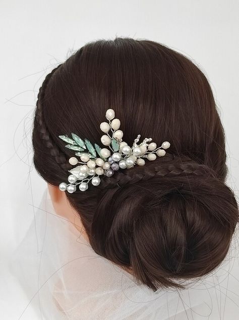 Clip Wedding Hair, Blush Hair, Bridesmaid Hair Clips, Hair Clip Wedding, Crystal Hair Vine, Hair Comb Bridal, Crystal Hair Clips, Bridal Hair Piece, Bridesmaid Hair Accessories