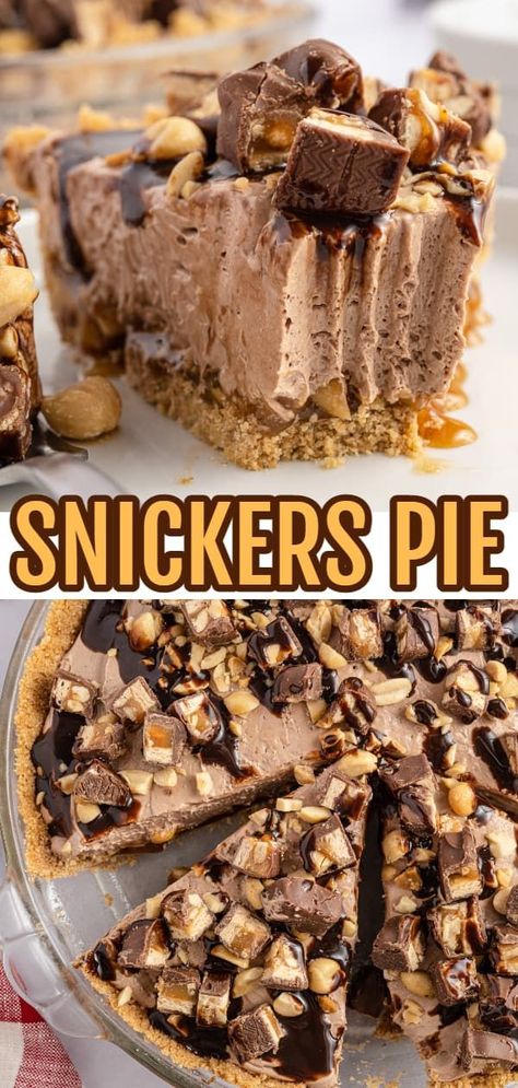 Snicker Pie Recipe, Soda Cracker Pie, Snickers Dessert, Snickers Pie, Snickers Recipe, Light Headed, Snickers Cake, Cupcake Business, Baking Recipes Pie