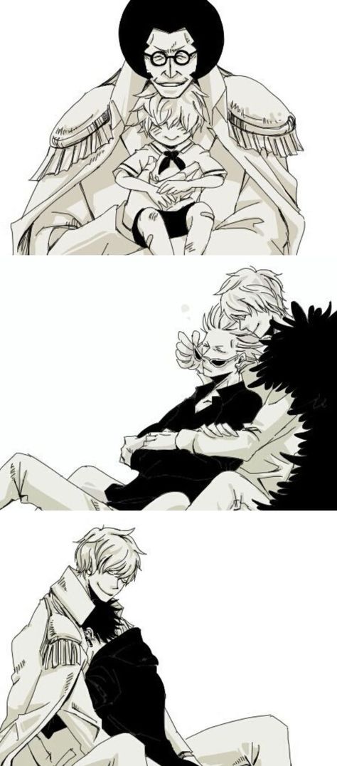 One Piece Sengoku And Corazon, Sengoku And Corazon, Sengoku And Law, One Piece Donquixote Family, Corazon And Doflamingo, Doflamingo And Corazon, Law And Doflamingo, Corazon X Law, Doflamingo X Law