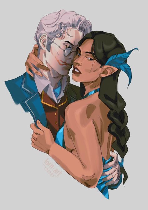 Perchalia Fanart, Vex Ahlia, Champions League Of Legends, Critical Role Characters, Tv Show Couples, Critical Role Fan Art, Vox Machina, Critical Role, Dnd Characters