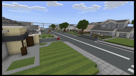 Minecraft Sidewalk, Minecraft Park, Sidewalk Ideas, Minecraft Car, City Sidewalk, Minecraft Idea, City Planning, Ideas Minecraft, Minecraft City