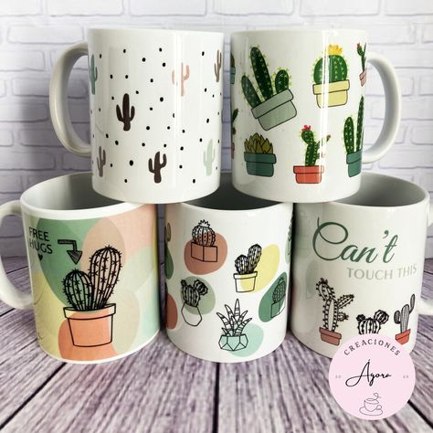 Tazas sublimadas, diseños digitales, hacemos todo personalizado ♥️ Sublimacion Ideas, Happy Birthday Cards Diy, Art Shed, Cute Coffee Cups, Drawing Accessories, Mug Wrap, Birthday Cards Diy, Mug Printing, Pottery Mugs