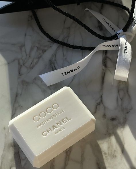 Heres a fact you should know: Chanel’s soaps are crafted with the same precision and attention to detail as their haute couture garments! They smell absolutely delicious and luxurious too but lets be honest, I would feel sorry to ruin it. Do you like treating yourself with such things or you only live once and why not!?? #ChanelBeauty #luxurysoap Here’s the hint what your bestie should get you for your next birthday! Send them this post!! Save and share it! Chanel Soap, Aesthetic Soap, Couture Garments, Soap Aesthetic, Coco Chanel Mademoiselle, Treating Yourself, Aesthetic Clean, Only Live Once, Chanel Beauty