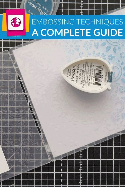 How To Ink Embossing Folders, How To Use Embossing Folders, Inking Embossing Folders, How To Emboss Cards, How To Emboss, Cards Using Embossing Folders, Embossing Techniques Tutorials, Heat Embossing Techniques, How To Emboss Paper