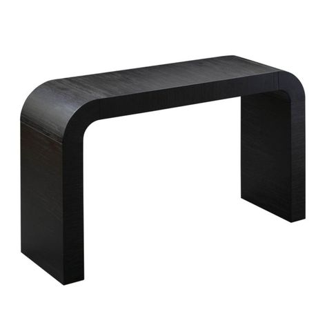 Hump Console Table, Console Table Styling, Black Console Table, Console Table Design, Tov Furniture, Black Console, Value City Furniture, Living Room Accent Tables, Wood Console Table