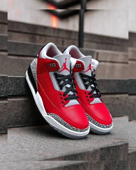 Sneaker Shouts™ on Twitter: "ICYMI: The Air Jordan 3 Retro “Red Cement” dropped today with free shipping    BUY HERE: https://t.co/9QiHirELG3… " Jordan 3 Red Cement, Jordan 3 Red, Jordan 3 Outfit, Jordan Iii, Jordans For Sale, Jordan Outfit, Jordan 9 Retro, Jordan 3 Retro, Fresh Sneakers