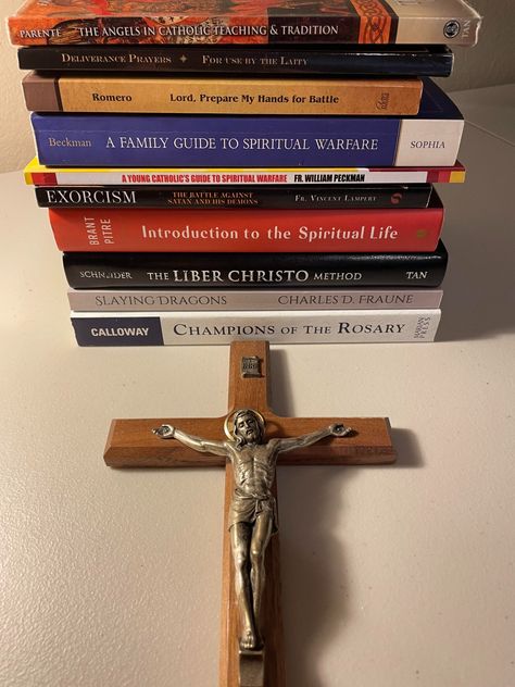 10 Best Spiritual Warfare Books of the Catholic Church - Catholic Ace Catholic Church Aesthetic, Bible Catholic, Catholic Prayer Book, Catholic Aesthetic, Church Catholic, Traditional Catholicism, Church Aesthetic, Deliverance Prayers, Catholic Bible