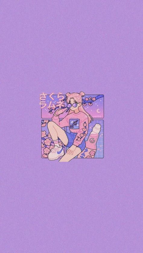 King And Queen Pictures, Pink And Purple Wallpaper, Images Kawaii, Sailor Moon Aesthetic, Iphone Wallpaper Sky, Sailor Moon Wallpaper, Kawaii Illustration, Cool Backgrounds Wallpapers, Cute Simple Wallpapers