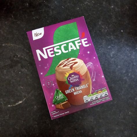 @nescafe Nescafe Quality Street Green Triangle Mocha fround in @sainsburys #UK I am normally not much of a mocha fan but these are ok... there is a slight hint of mint in the drink and the chocolate isn't too strong either, overall, I think it was just "OK" it doesn't stand out to me too much and the flavouring isn't strong enough for me. Will I get it again? Probably not... What do you all think? I give it a💛 3/10 happiness 💛 ⊹˚₊‧───────────‧₊˚⊹ #QualityStreet #Mocha #Coffee #InstantDr... Green Triangle, Mocha Coffee, Quality Street, I Get It, Saturated Fat, Hazelnut, I Got This, Mocha, Too Much