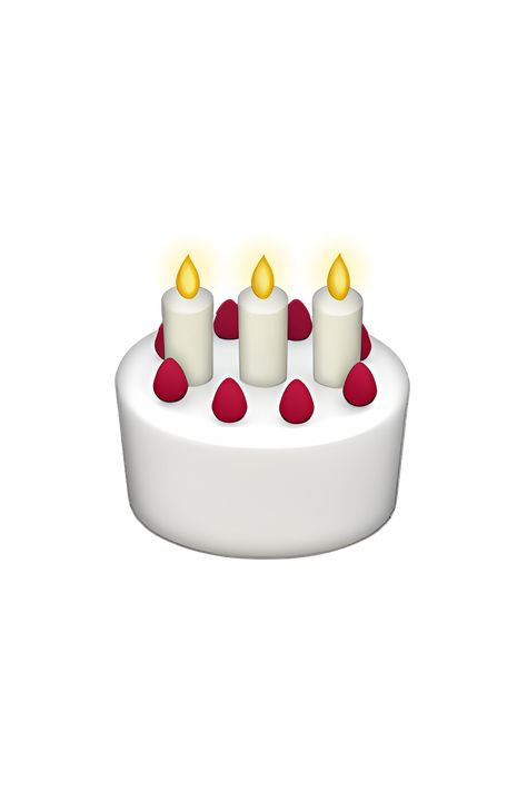 The emoji 🎂 Birthday Cake depicts a round cake with white frosting and colorful sprinkles on top. It has lit candles on it, with flames burning brightly. Cake Emoji Iphone, Snapchat Emoji Meanings, Birthday Cake Emoji, Cake Emoji, Emoji Birthday Cake, Iphone Cake, Happy Birthday Emoji, Snapchat Emojis, Apple Birthday