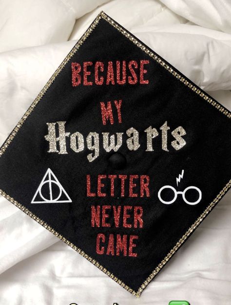 Cap Decoration Graduation Harry Potter, Graduation Cap Ideas Harry Potter, Harry Potter Cap Decoration Graduation, Harry Potter Graduation Cap Designs, Grad Cap Ideas Harry Potter, Graduation Cap Designs Twilight, Harry Potter Graduation Cap Ideas, Harry Potter Grad Caps, Harry Potter Graduation Party