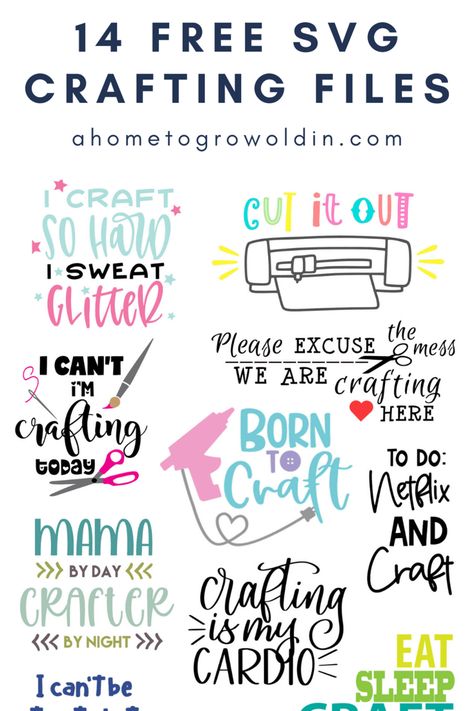 Looking to make a sign with a cute crafting quote? Here is a quick tutorial to create a fun "Please excuse the mess we are crafting here" sign with our free SVG file for your Cricut or Silhouette. #ahometogrowoldin Cricut Signs, Craft Room Signs, Cricut Svg Files Free, Idee Cricut, Image Svg, Cricut Projects Beginner, Craft Quotes, Free Cut Files, Cricut Free