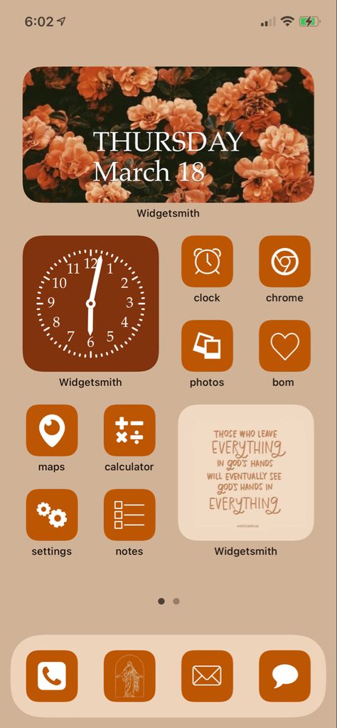 Homescreen Layout Fall Aesthetic, Fall Iphone Home Screen Layout, Orange Widget Ideas, Orange Phone Aesthetic, Orange Homescreen Layout, Orange Iphone Layout, Fall Widgetsmith Ideas, Orange Phone Theme, Orange Home Screen