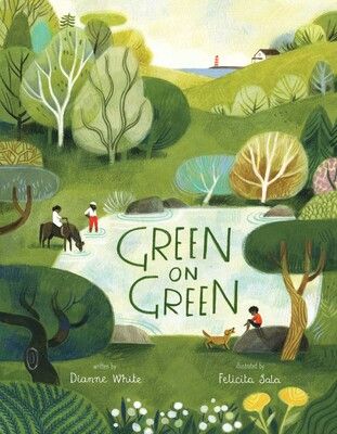 Green on Green Childrens Book Cover, Green On Green, 동화 삽화, Buch Design, Book Cover Illustration, Picture Books Illustration, Childrens Books Illustrations, Book Illustration Art, Penguin Books