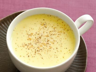 Low-Fat Eggnog Recipe | Food Network Kitchen | Food Network Eggless Eggnog, Healthy Holiday Treats, Raw Eggs, Homemade Eggnog, Healthy Holiday Recipes, Eggnog Recipe, Healthy Holidays, Holiday Cocktails, Slushies