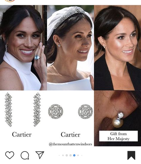 Meghan Markle Outfits, Queen Outfits, Duchess Meghan, Princess Meghan, Bvlgari Jewelry, Jewelry Girl, Meghan Markle Style, Celebrity Hair, Earring Collection