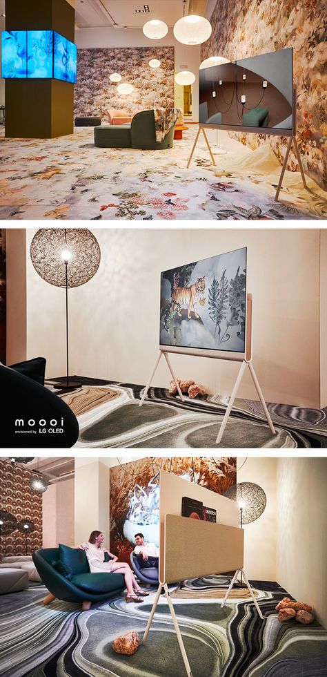 Oled Tv Living Room, Lg Oled Tv, Lg Ultragear 32, Lifestyle Posing, Lg Tv Smart Tv 75, Lg Oled, Oled Tv, Milan Design, Milan Design Week