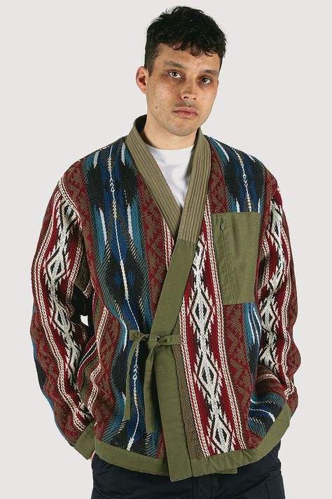 Pattern Outer, Fashion Collection Inspiration, Fabric Weaving, Male Kimono, Trendy Shirt Designs, Indigenous Americans, Muslim Women Fashion, Batik Fashion, Broken Arrow