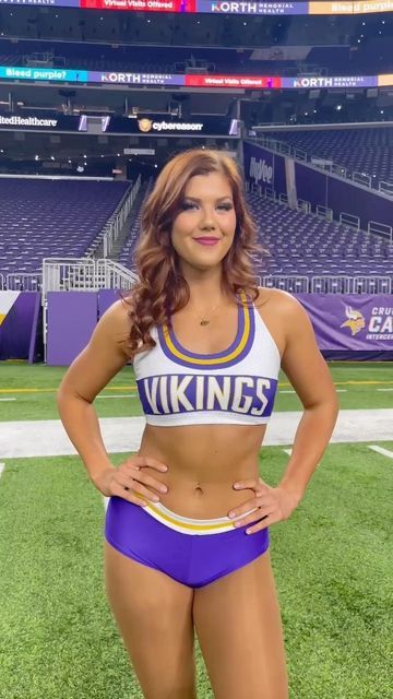 Minnesota Vikings Cheerleaders on Instagram: "Standing back handspring back tuck? Bring it on. #MVC2022 | #SKOL" Minnesota Vikings Cheerleaders, Vikings Cheerleaders, Mn Vikings, Back Handspring, Transgender Outfits, Back Tuck, Minnesota Vikings Football, Vikings Football, Cheerleader Costume