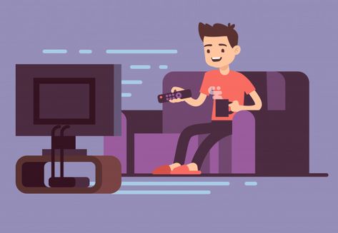 Man watching tv and drinking coffee on sofa in home room interior vector illustration Premium Vector | Premium Vector #Freepik #vector #background #coffee #technology #house Man Watching Tv, Interior Vector, Library Management, Inspirational Movies, Amazon Fire Tv Stick, Amazon Fire, Drinking Coffee, Fire Tv Stick, Fire Tv