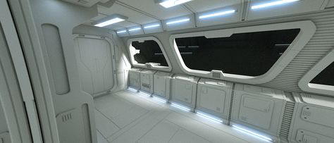 Spaceship Window, Mining Colony, Ship Station, Scifi Corridor, Sci Fi Interior, Sci Fi Spaceship, Scifi Environment, Mars Colony, Scifi Artwork